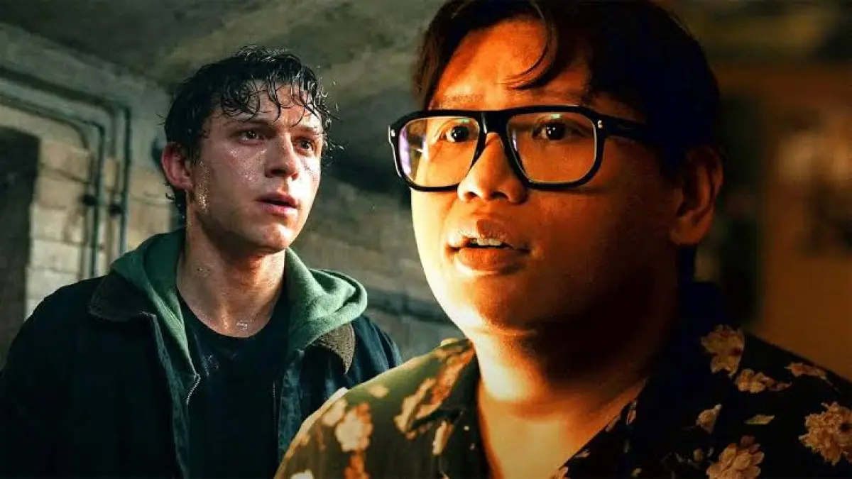 Peter Parker (Tom Holland) dan Ned Leeds (Jacob Batalon) dalam film Spider-Man.