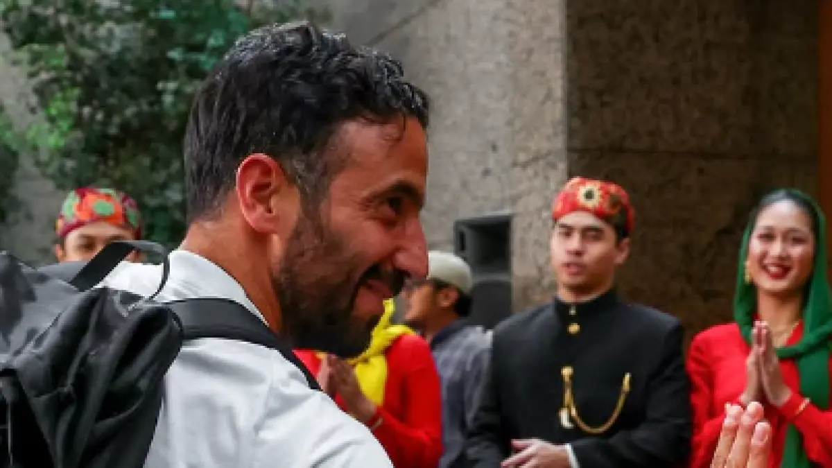 Ruben Amorim pelatih AC Milan sudah datang di Hotel untuk laga melawa Chelsea di Jakarta. (AC MILAN OFFICIA)