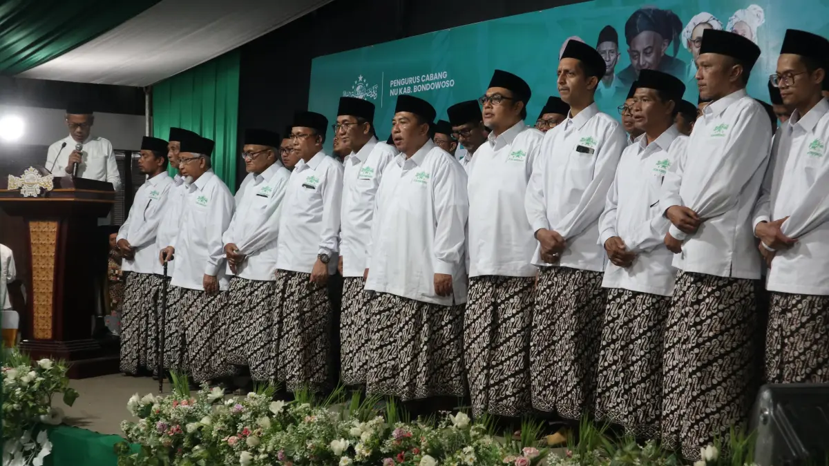 RESMI: PBNU secara resmi melantik PCNU Bondowoso periode 2026-2031 di PP Daru Falah, kemarin (8/8) malam.