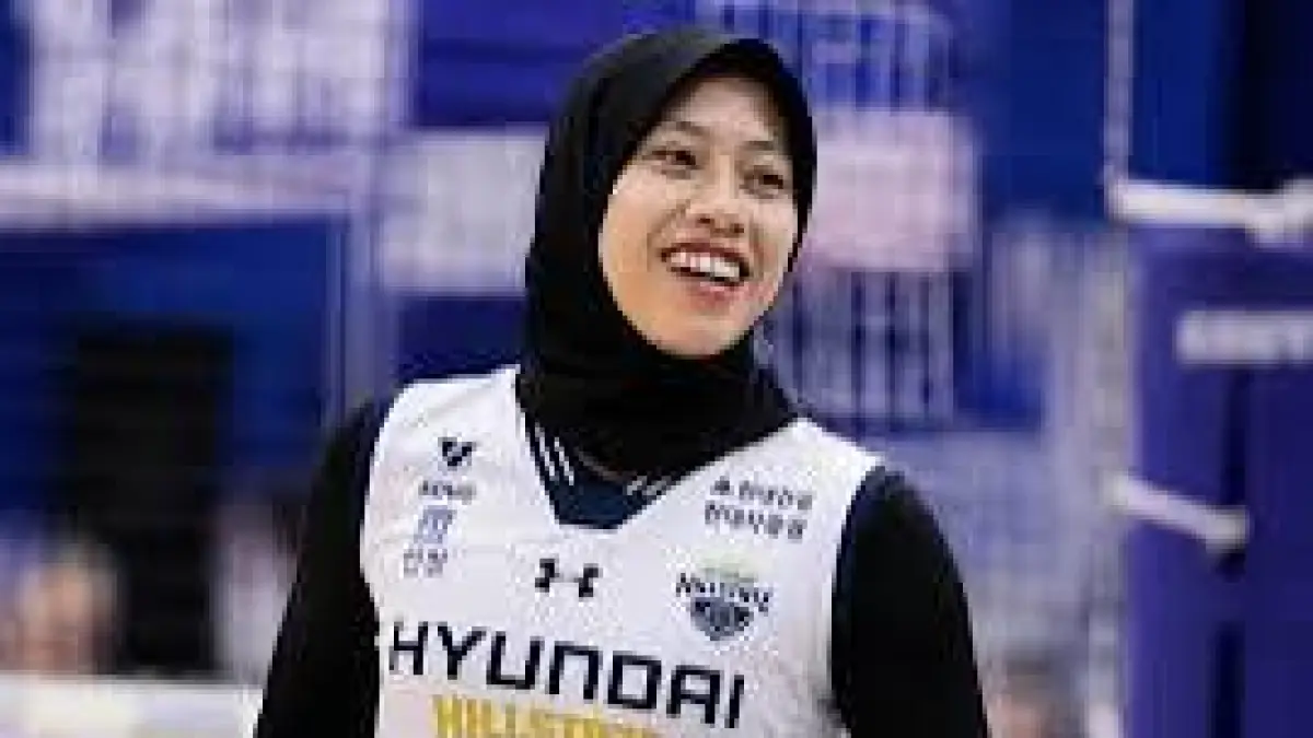 Megawati Hangestri Pertiwi saat bersiap menjalani musim barunya bersama Hyundai Hillstate. Megawati berpeluang menjalani debut menghadapi Pilseung Wonder Dogs pada 20 Agustus 2026 di Seoul. (AFU.id)

