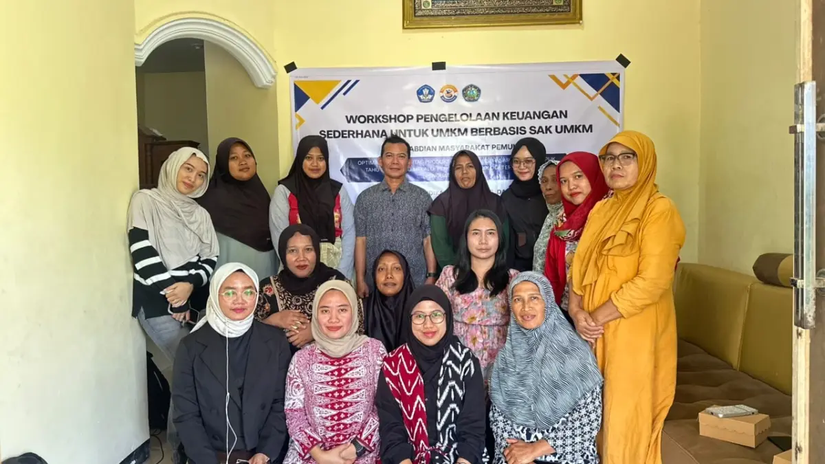 Foto bersama setelah kegiatan workshop.