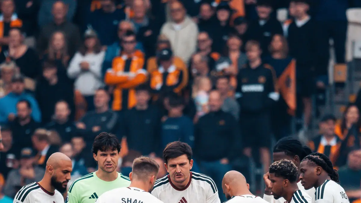 Skuad Manchester United saat laga melawan Hull City