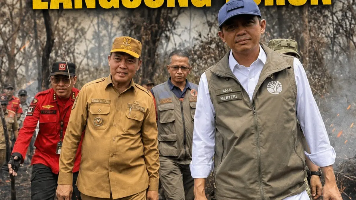 Hebat Kali Menhut Raja Juli, Begitu Nongol, Hotspot Langsung Turun