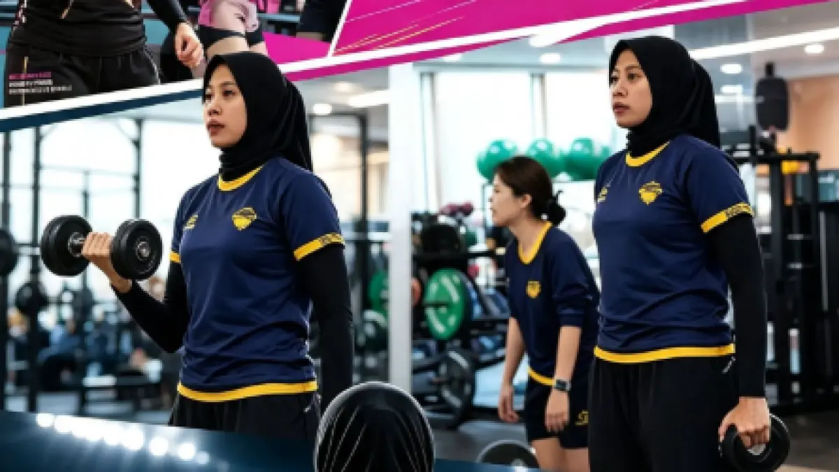 Megawati Hangestri dan Jordan Wilson kini terlihat fokus menjalani latihan fisik sebagai bagian dari persiapan menghadapi KOVO Cup yang semakin dekat.

