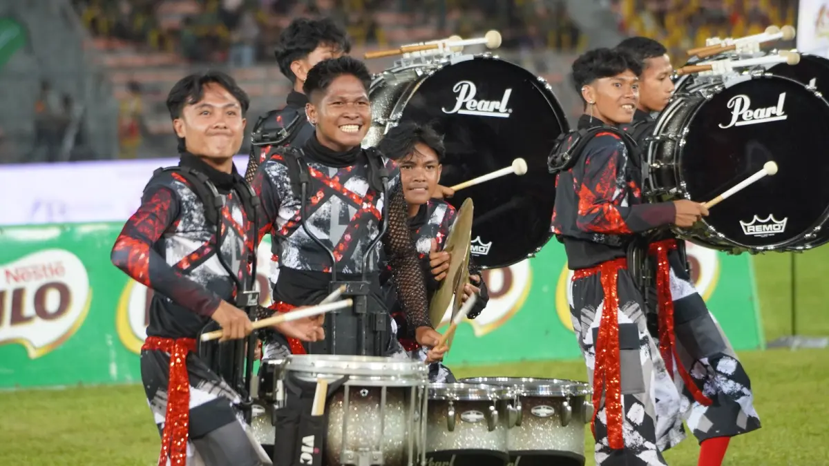 JUARA: Penampilan JMB pada AMG 2026 di Malaysia. Jember membawa pulang 12 medali. (JMB)