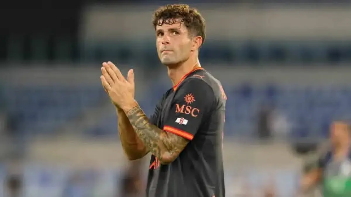Pulisic saat bermain untuk AC Milan di musim 2026/2027