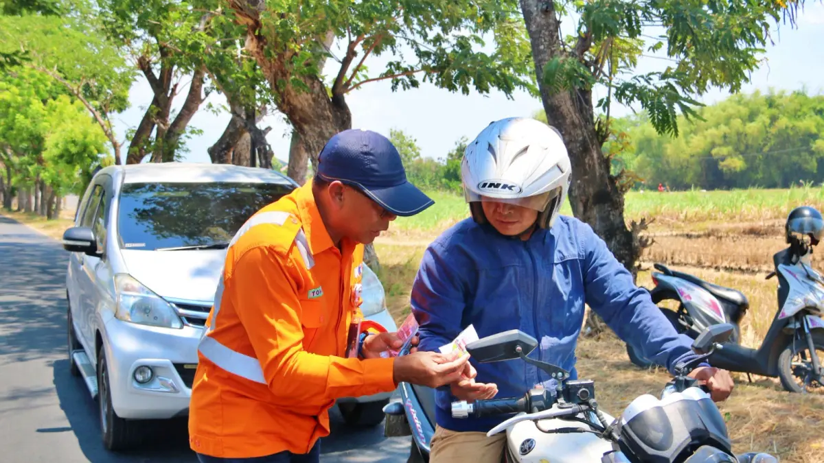 KAI Daop 7 Kembali Gaungkan Keselamatan Perjalanan KA di Tiga Titik Perlintasan Sebidang