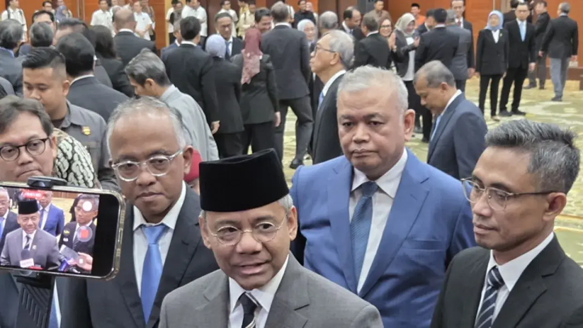 Menkeu Suahasil saat diwawancara wartawan. Dilansir dari (Antara News)