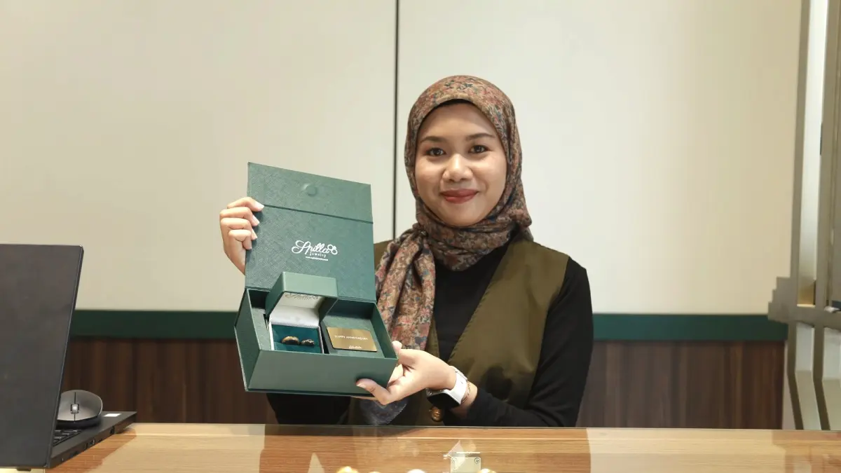JADI PILIHAN PASANGAN MUDA: Spilla Jewelry menghadirkan beragam desain cincin modern dan elegan