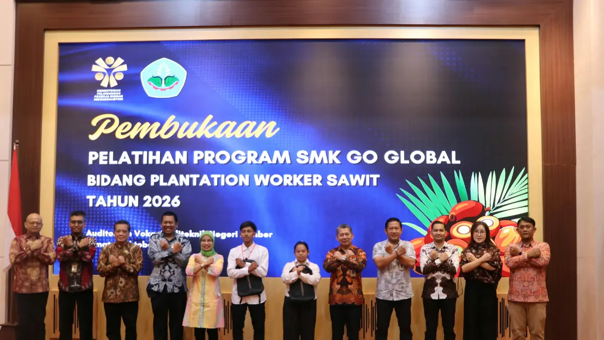 Program ini menjadi bagian dari upaya menyiapkan calon pekerja migran yang kompeten dan siap memasuki pasar kerja global