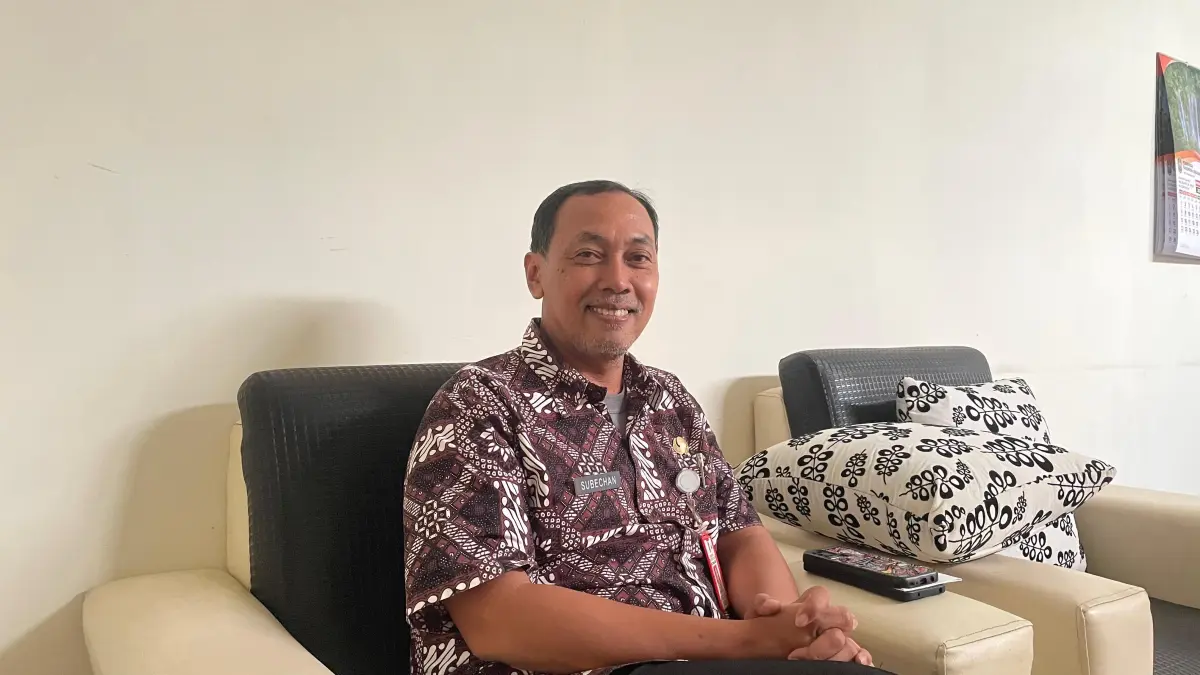 Kepala Dinas Tenaga Kerja Lumajang, Subhan. (ADE APRYANIS/RAME)