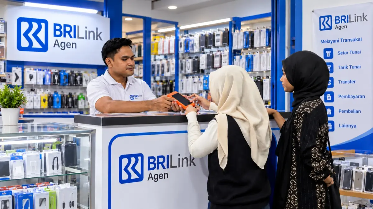 Shifa Celluler kini berkembang menjadi jaringan sembilan outlet BRILink Agen di Binjai hingga mampu melayani 4.500 transaksi per bulan