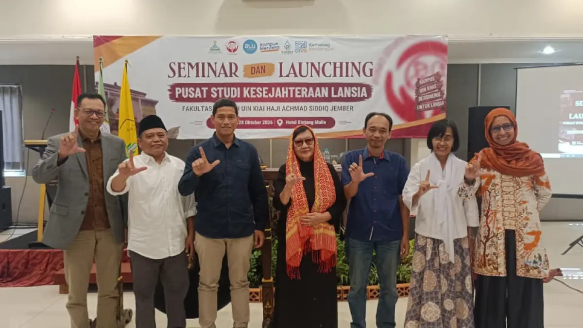 UIN KHAS Jember Bentuk Pusat Studi Lansia, Siapkan Kajian untuk Menjawab Persoalan Sosial