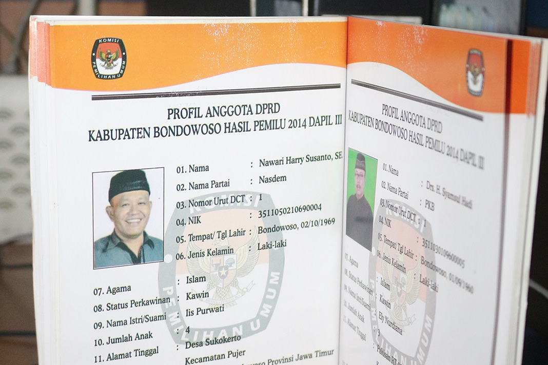 Sholikhul Huda/Radar Ijen  PROFIL: Inilah foto dan profil Nawari Harry Susanto yang dibuat KPU Bondowoso pada Pileg 2014 lalu. Saat ini, Nawari mendaftarkan diri menjadi bacaleg PDIP.