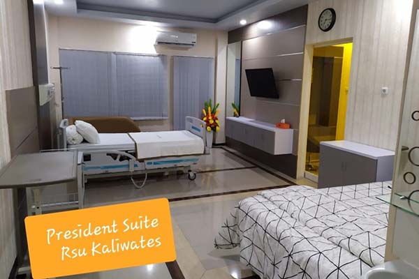 SEPERTI HOTEL: Fasilitas ruangan President Suite RSU Kaliwates tidak hanya untuk mengakomodasi kenyamanan pasien yang dirawat, namun juga keluarga yang menemani.