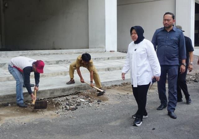 Menteri Sosial Tri Rismaharini (Juneka/Jawa Pos)