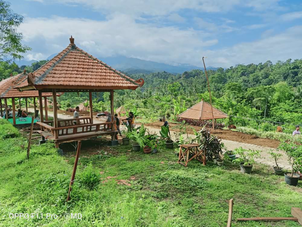 ASRI: Panorama wisata di Desa Badean, Bangsalsari, menyuguhkan lanskap pegunungan nan alami. Namun, lokasi wisata itu masih sepi pengunjung.