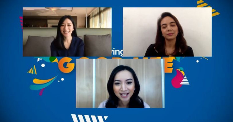 Alberta Claudia Undarsa (kiri), Tara de Thouars, dan Tio Rosaline (bawah)