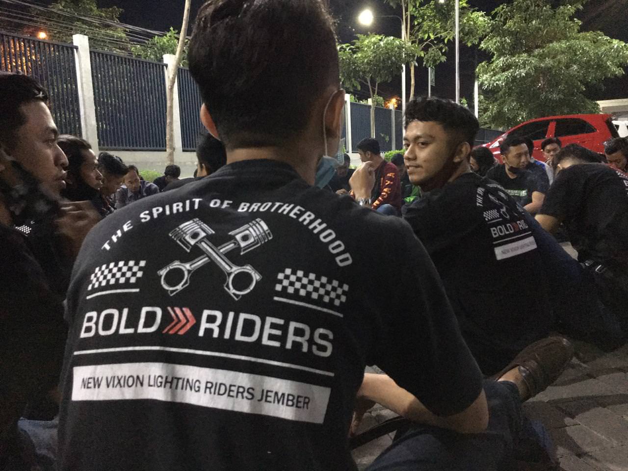 SOLIDARITAS: Anggota Bold Riders Jember dalam sebuah pertemuan, beberapa waktu lalu.