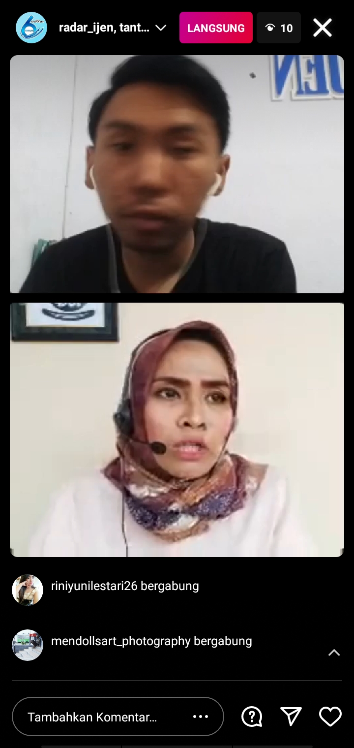LIVE INSTAGRAM: Jawa Pos Radar Ijen mengadakan agenda Ngobrol Tipis-tipis (Ngopi) edisi ke-5, kemarin. Diskusinya berjalan dengan menarik.