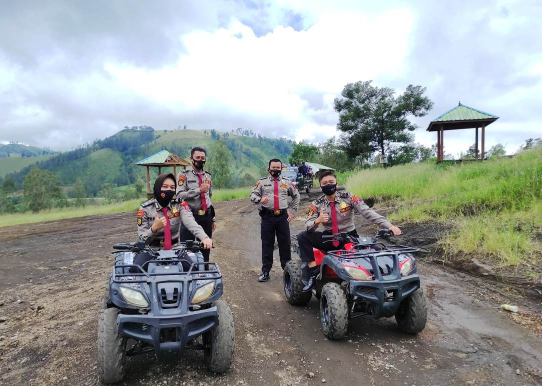 POLISI PARIWISATA: Polres Bondowoso membentuk polisi pariwisata (polpar) yang bertugas khusus di objek wisata Bondowoso.