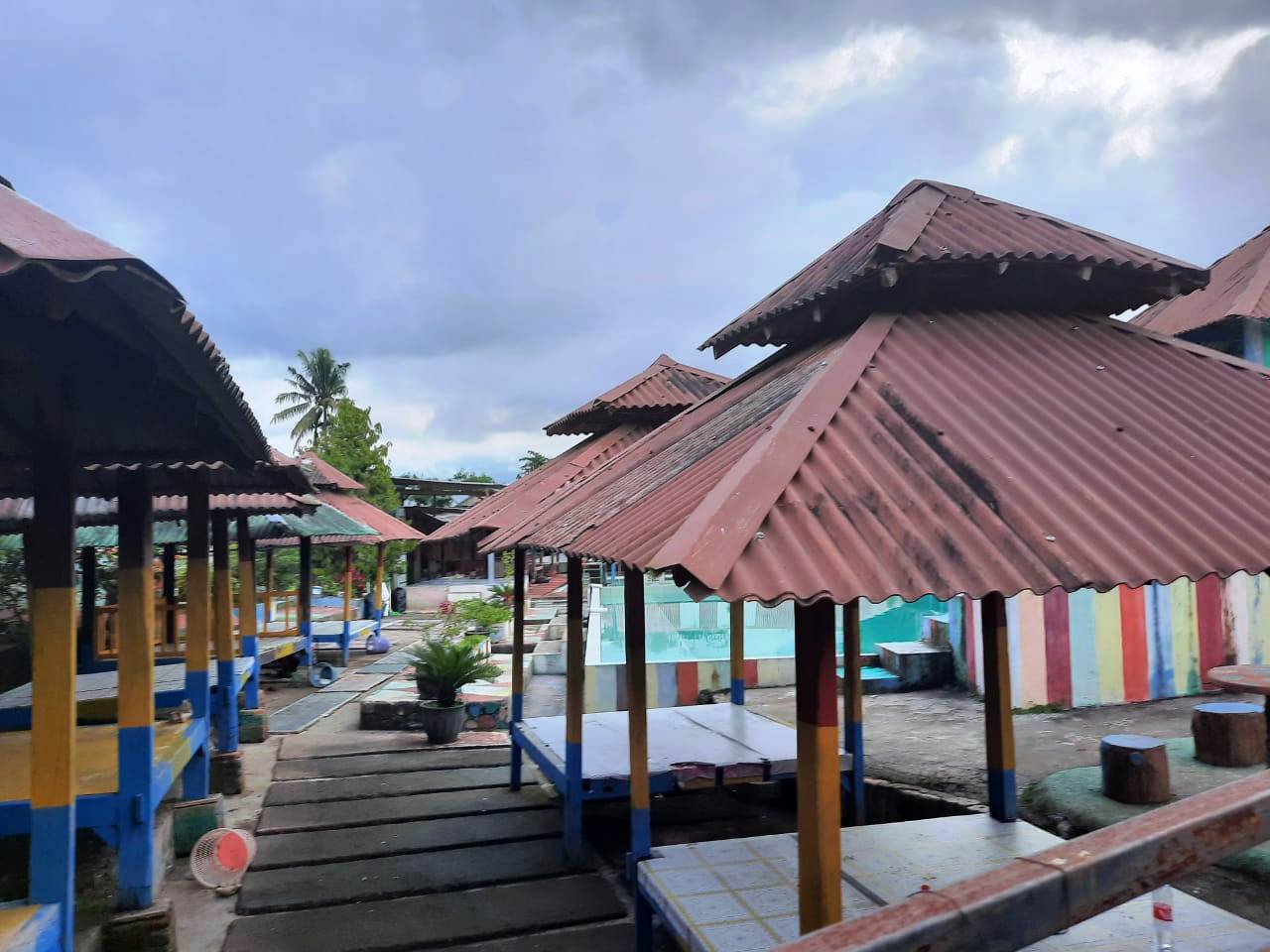 LOKASI KOLAM: Inilah kolam renang Al Amin di Tenggarang. Seorang pemuda dikabarkan meninggal dunia akibat tenggelam di tempat ini, kemarin.