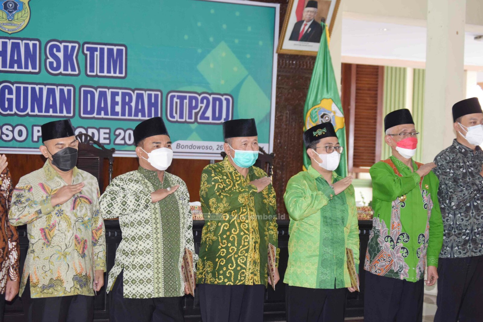 MASIH BERGULIR: Peraturan Bupati (Perbup) Tim Percepatan Pembangunan Daerah (TP2D) masih akan direvisi, khususnya terkait poin utama dalam pasal 7 mengenai status Ketua TP2D.