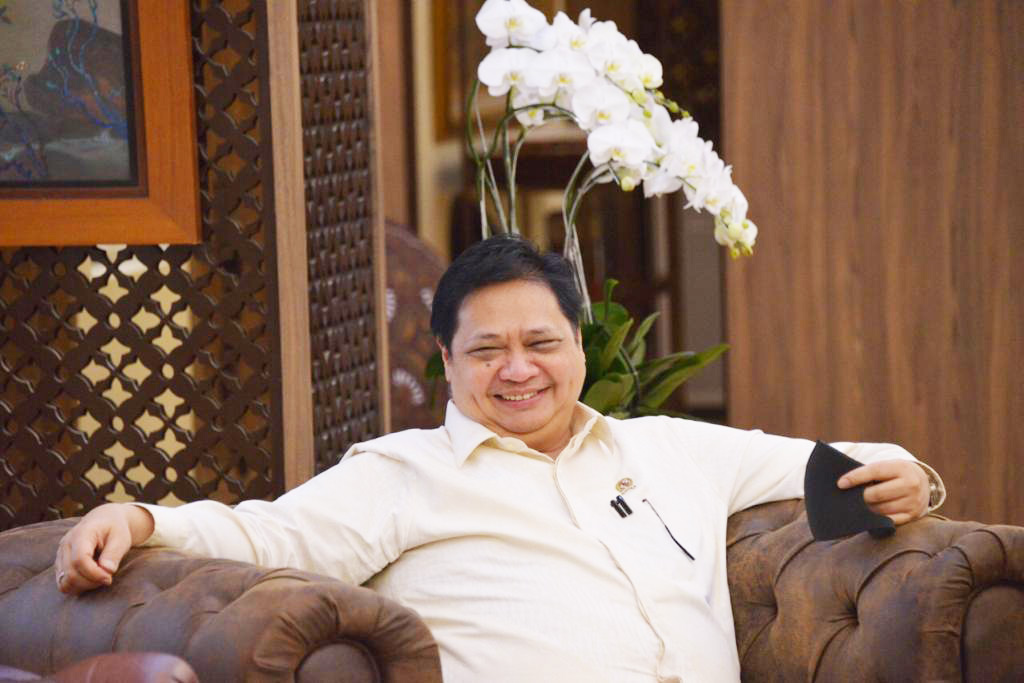 Airlangga Hartarto Menteri Koordinator Bidang Perekonomian