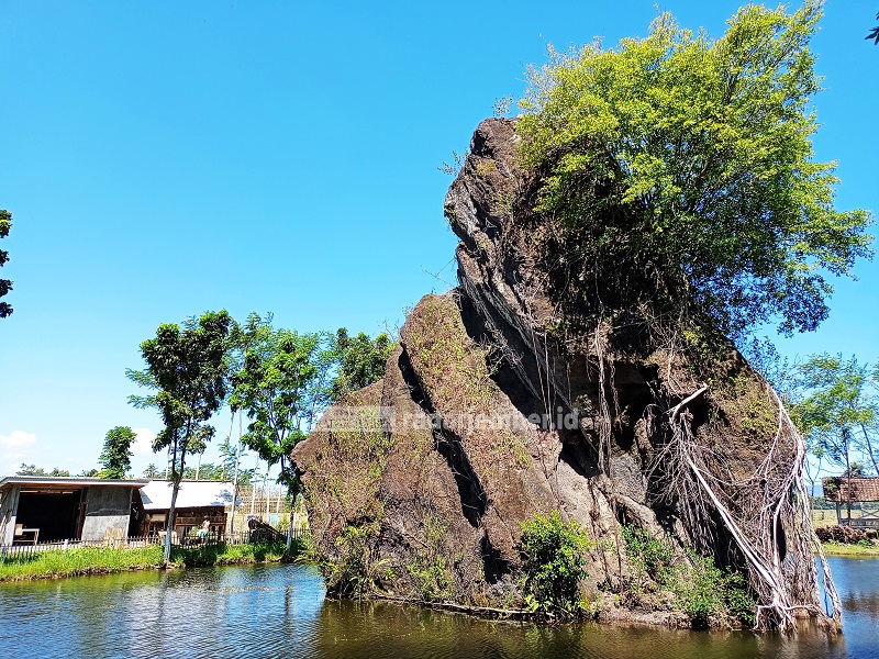 INSTAGRAMABLE: Salah satu spot menarik yang tersaji di sekitar kawasan Gumuk Pecah, Desa Karang Duren, Kecamatan Balung.
