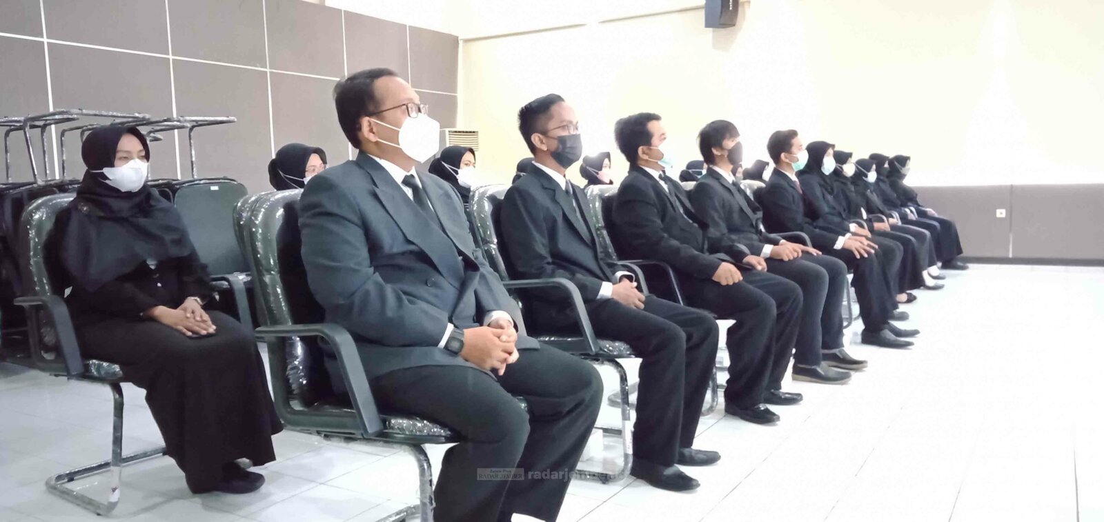 RESMI: Sejumlah pejabat pertama penyuluh pertanian setelah dilantik. Mereka adalah CPNS tahun 2019 yang telah memenuhi angka kredit yang ditentukan.