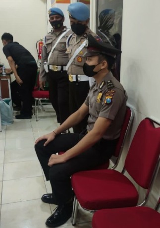 Bripda Randy Bagus saat mengikuti sidang KEPP (istimewa)