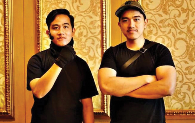 Gibran Rakabuming Raka (Kiri) dan Kae sang Pangarep (Kanan). istimewa