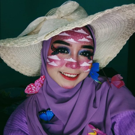 ESTETIK: Hasil make-up karakter yang dilakukan oleh Umi Khalifah. Proses pembuatannya secara rutin diunggah ke akun media sosialnya.