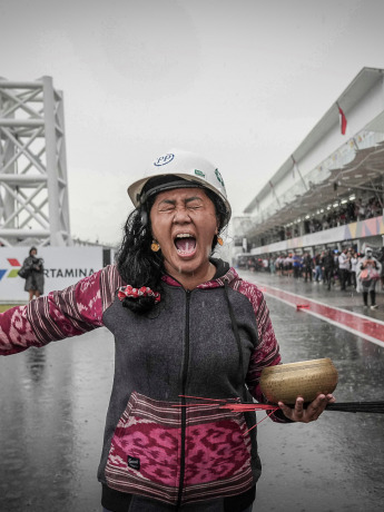 Mbak Rara pawang hujan MotoGP Mandalika