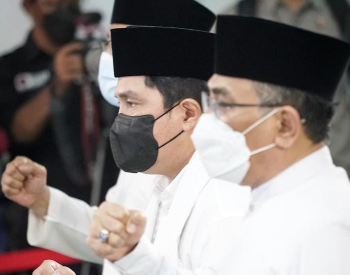 DUKUNGAN TERUS MENGALIR: Menteri BUMN Erick Thohir.