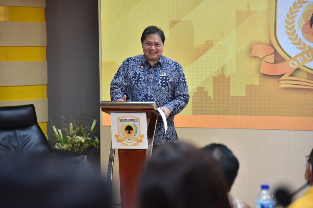 JALAN BARU: Ketua Umum DPP Partai Golkar Airlangga Hartarto.