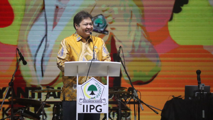 VISIONER: Ketua Umum DPP Partai Golkar Airlangga Hartarto.