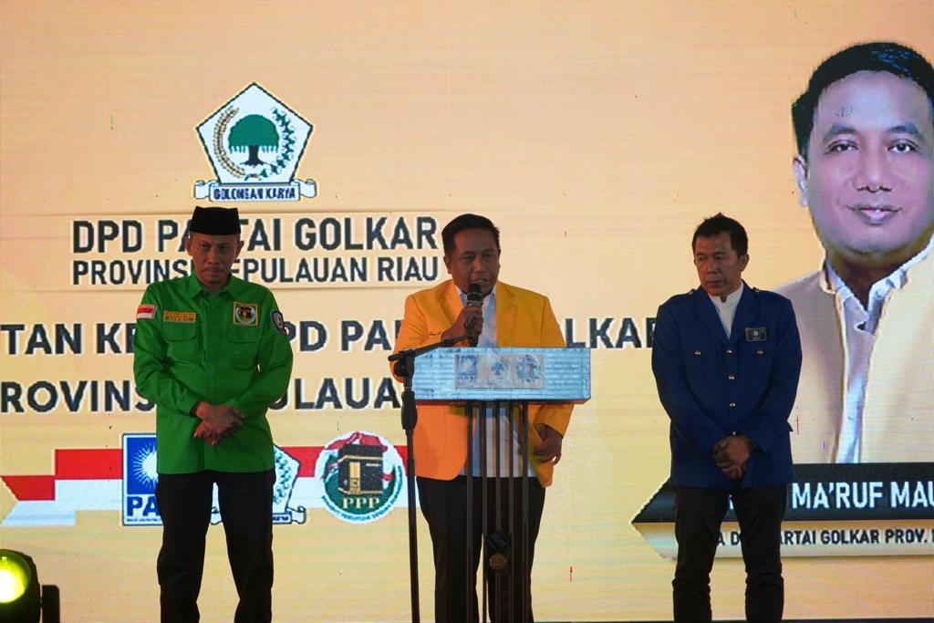 KOMPAK: Silaturahmi Daerah (Silatda) Koalisi Indonesia Bersatu (KIB) di Batam, Jumat (24/6).