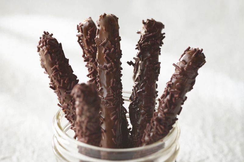 Peanut Butter and Chocolate Pretzel