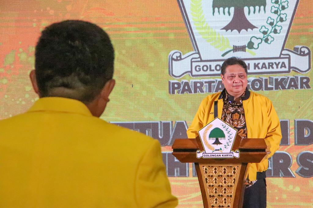PEMIMPIN IDEAL: Ketua Umum DPP Partai Golkar Airlangga Hartarto.