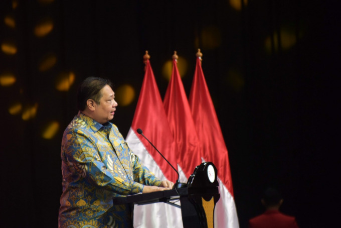 EKONOMI BANGKIT: Menko Bidang Perekonomian Airlangga Hartarto.