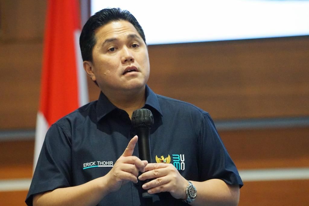 PEMIMPIN BERSIH: Menteri BUMN Erick Thohir.