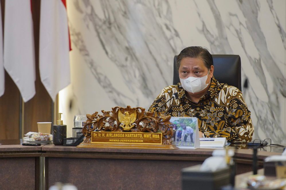 AKSELERASI EKONOMI: Menko Bidang Perekonomian Airlangga Hartarto.