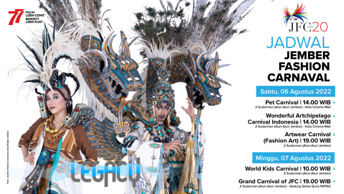 Jadwal Jember Fashion Carnaval 2022