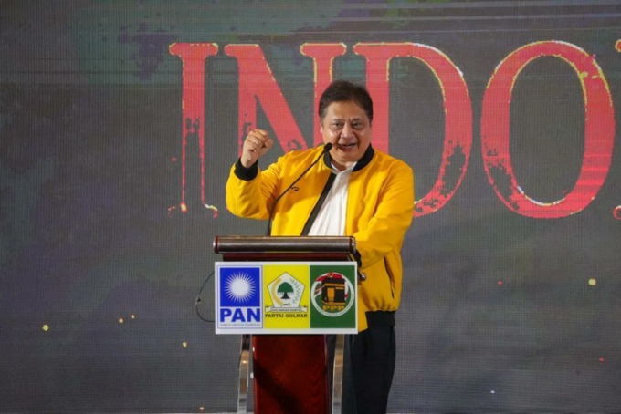 BERKHARISMA: Ketua Umum DPP Partai Golkar Airlangga Hartarto.