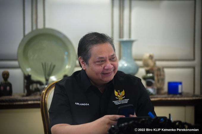 EKONOMI BANGKIT: Menko Bidang Perekonomian Airlangga Hartarto.