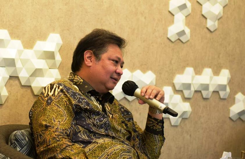 UMKM TANGGUH: Menko Bidang Perekonomian Airlangga Hartarto.