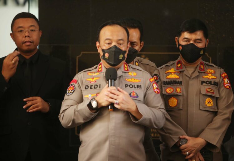 Irjen Pol Dedi Prasetyo Kadiv Humas Polri mengatakan, Polri terus memburu peretas data menggunakan nama Bjorka 