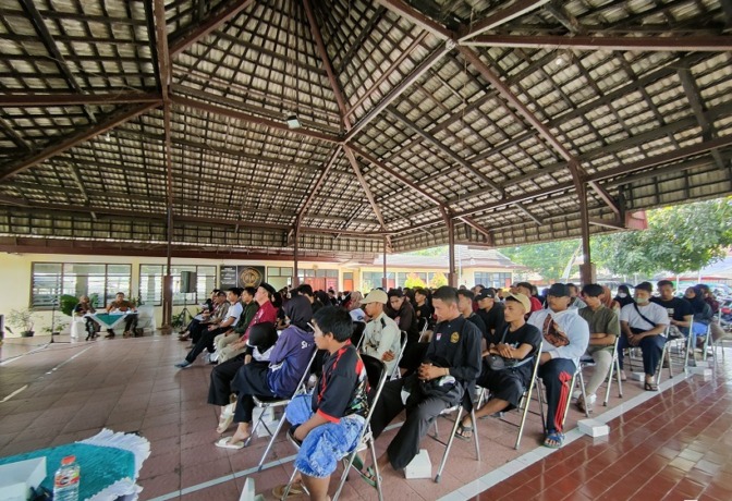 MUSCAB PO: Seluruh ranting PO se-Lumajang saat melakukan Musyawarah Cabang (Muscab) PO Lumajang tahun 2022. Keterpilihan Suhanto memiliki tugas berat untuk memajukan dan mengenalkan PO ke luar daerah.