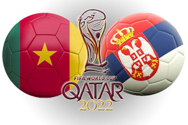 Ilustrasi - Preview Piala Dunia 2022: Kamerun vs Serbia